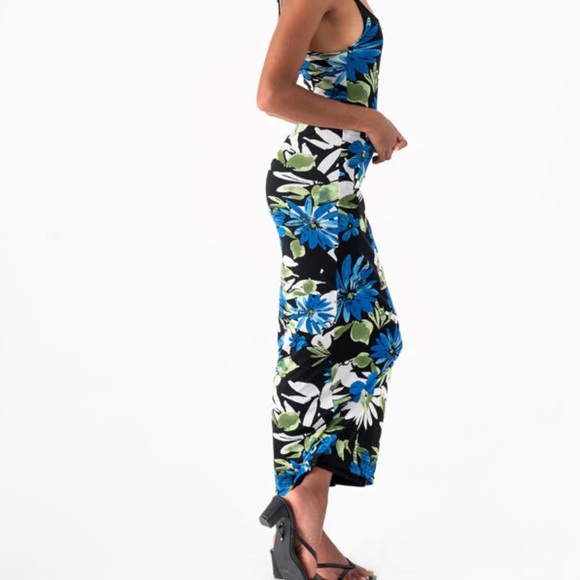 Tropical Long Dress Sz. 6 - Picture 2 of 15